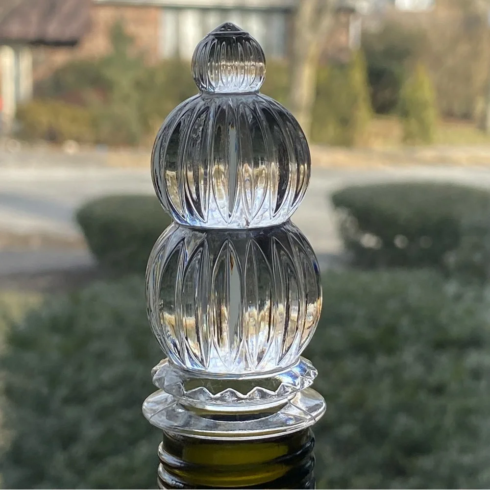Elegant MIKASA Monterey AUSTRIA Crystal Bottle Wine Stopper T8173/900 EUC